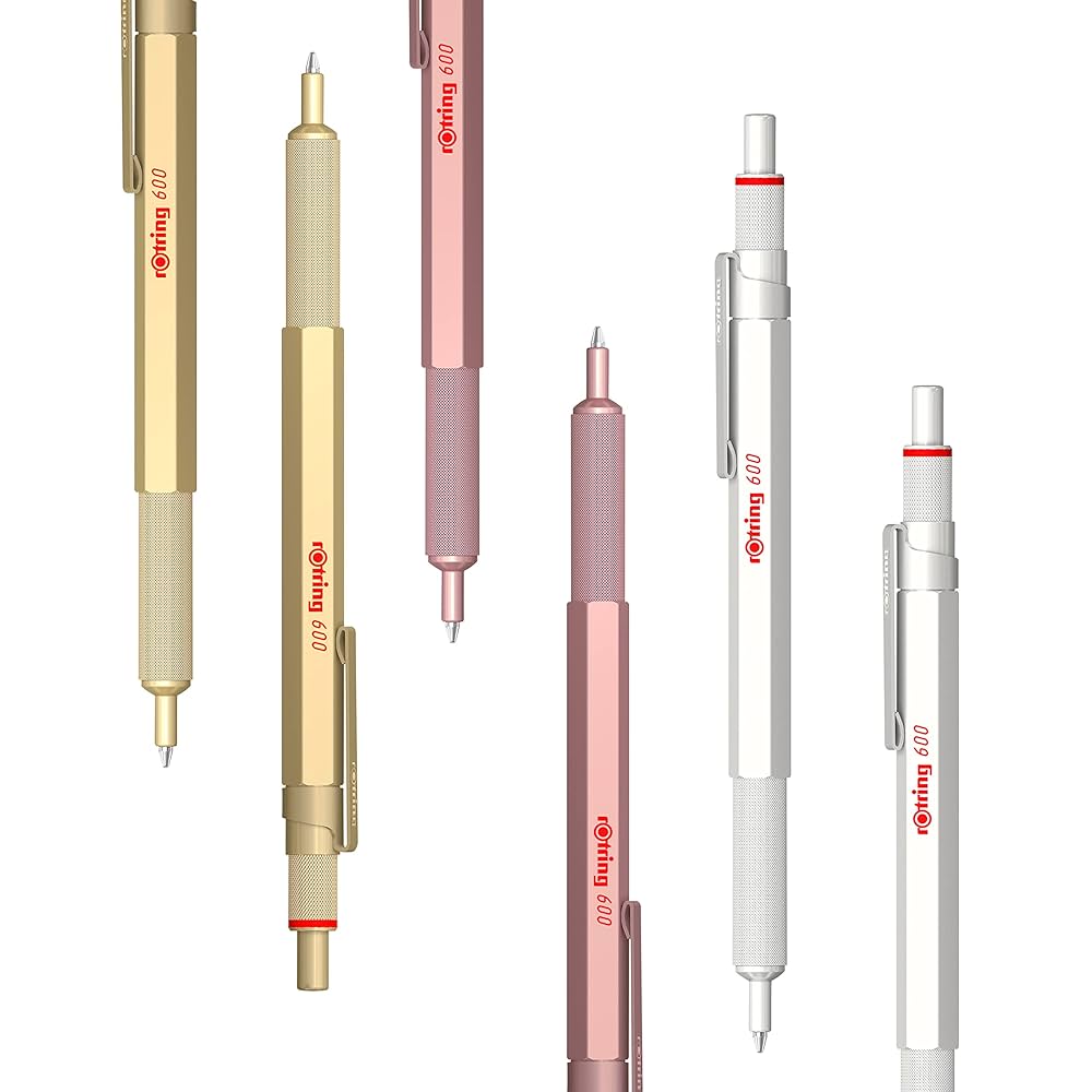ローズ　12点セット Amazon | ROTRING ロットリング 600 油性 ボールペン M 中字